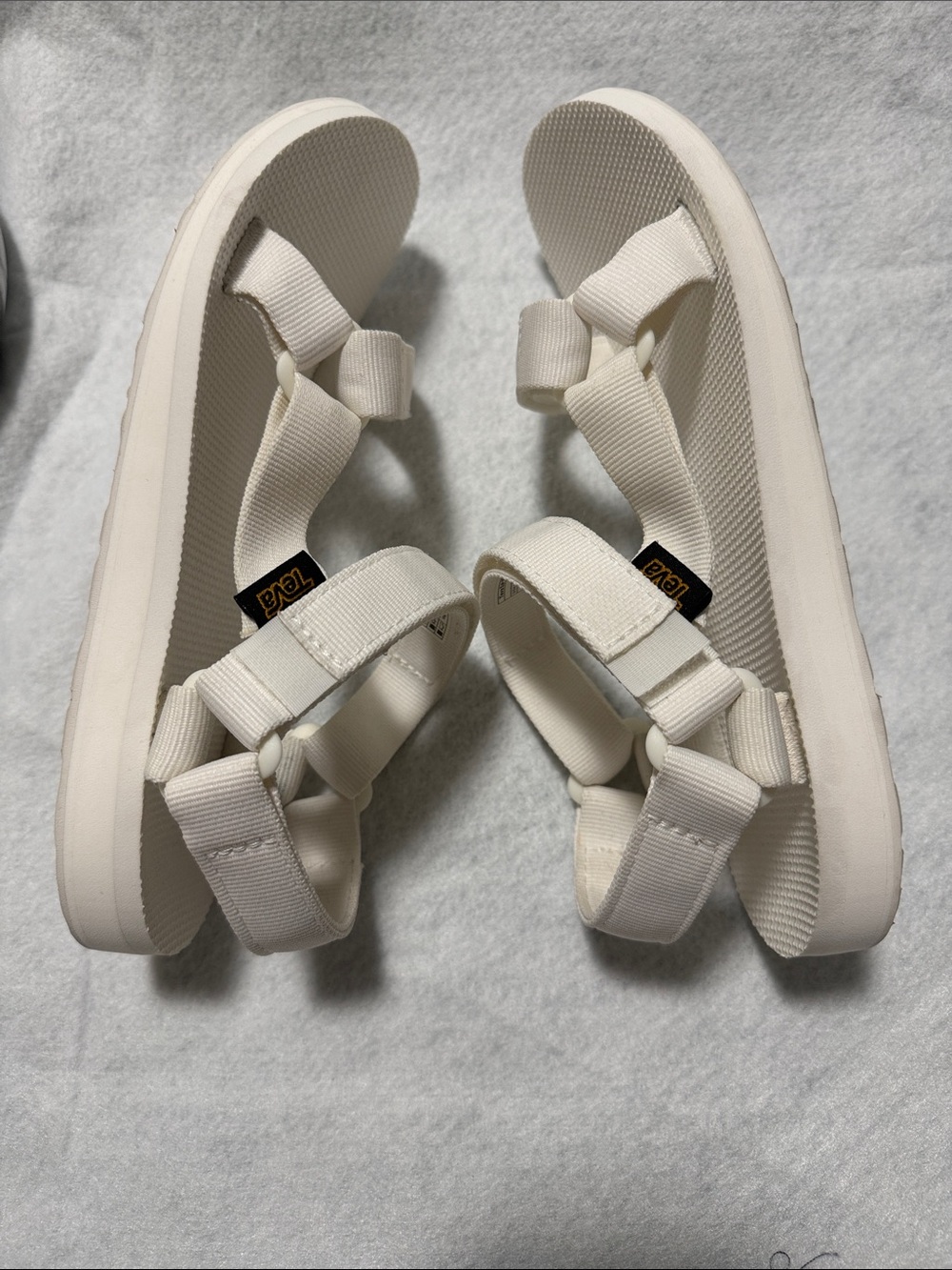 Teva Neutral Cream Sport Sandals for Women 9 - Picture 6 of 7